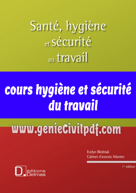 Cours hygiène et sécurité du travail