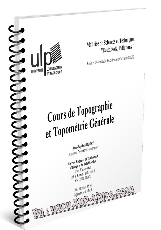 COURS DE TOPOGRAPHIE ET TOPOMÉTRIE GÉNERALE