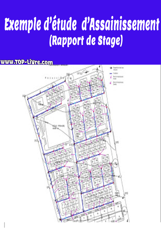 Exemple de dimensionnement assainissement pour lotissement – Rapport de stage