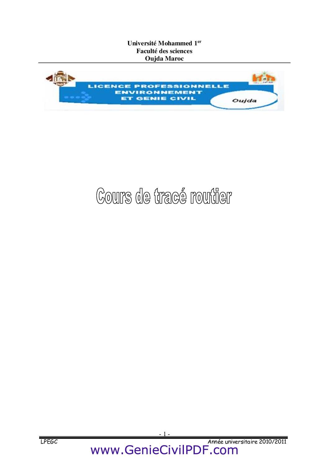 Cours Trace Routier pdf