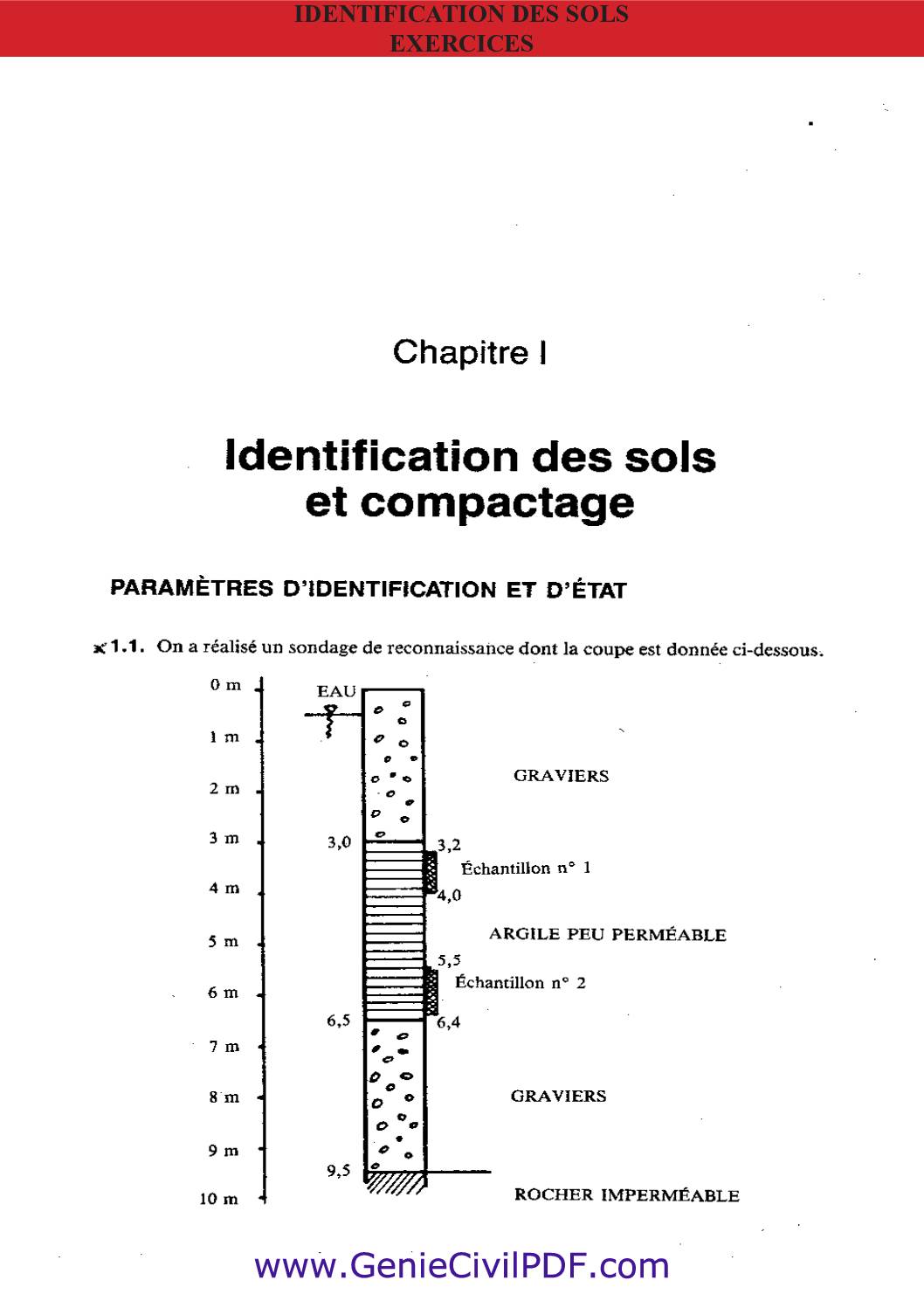 Exercices Geotechnique – Identification Des Sols