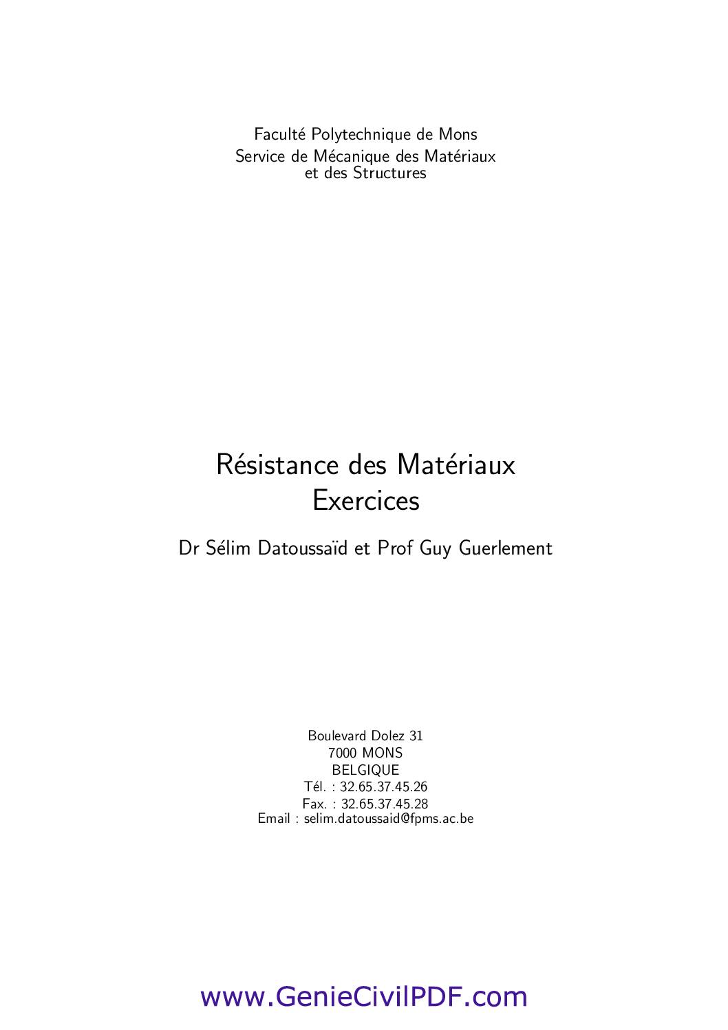RDM exercices