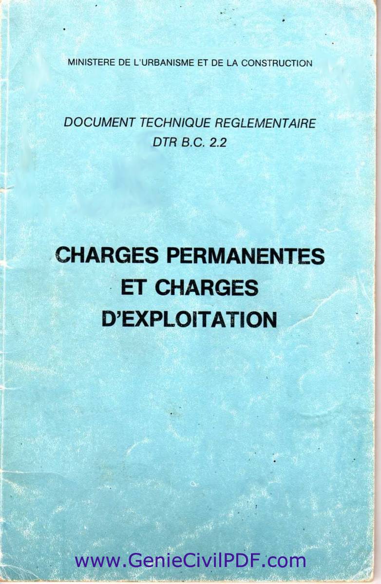 charges et surcharge DTR