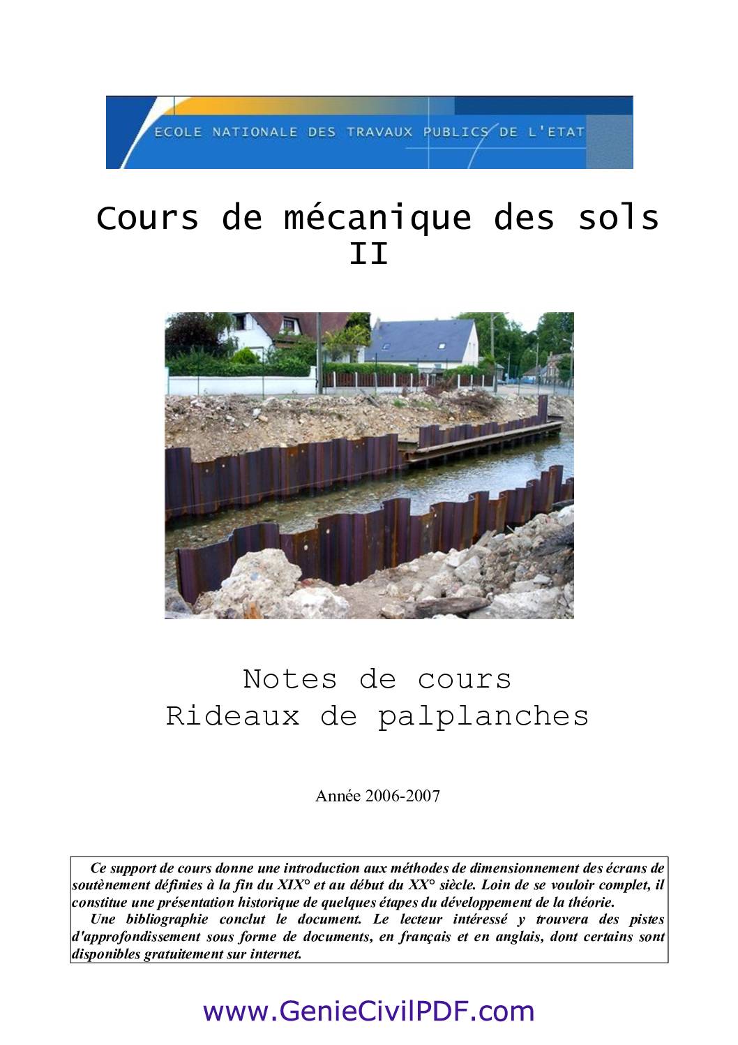 rideaux palplanches 2007