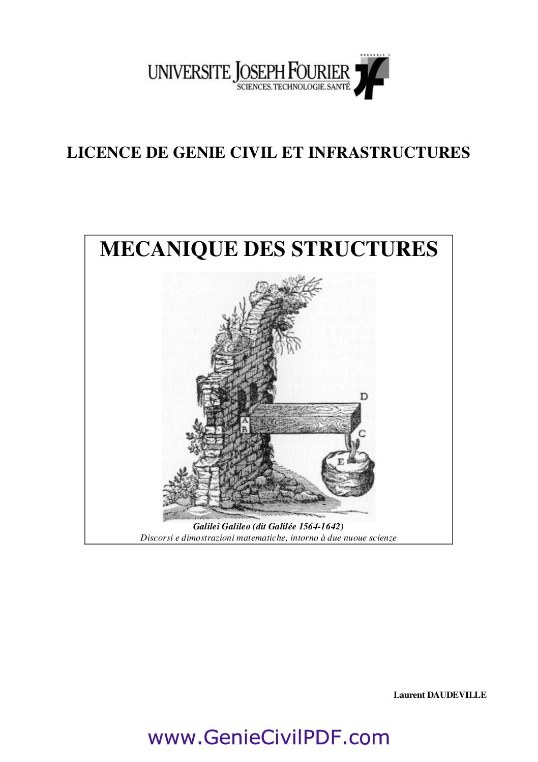 polycopie Mécanique des Structures