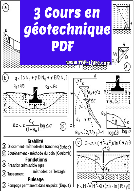 3 cours en géotechnique pdf