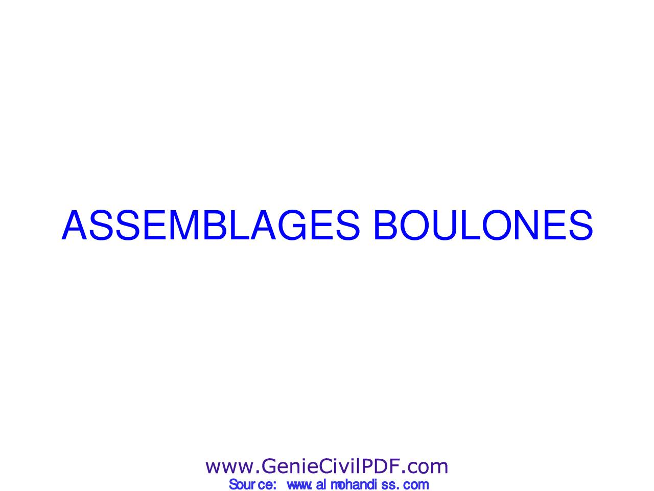 Exercices corrigées construction metallique