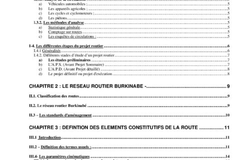 Cours de routes : tracé en plan, dévers, clothoïdes et profil en long (PDF, 41 pages)