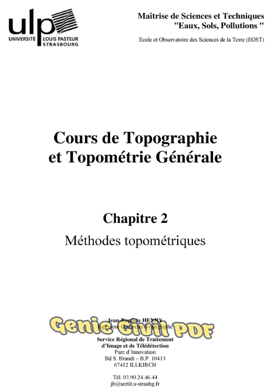 Cours Topographie | Genie Civil PDF